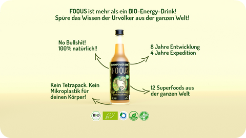 FOQUS - Brainpower Drink 3 x 330 ml