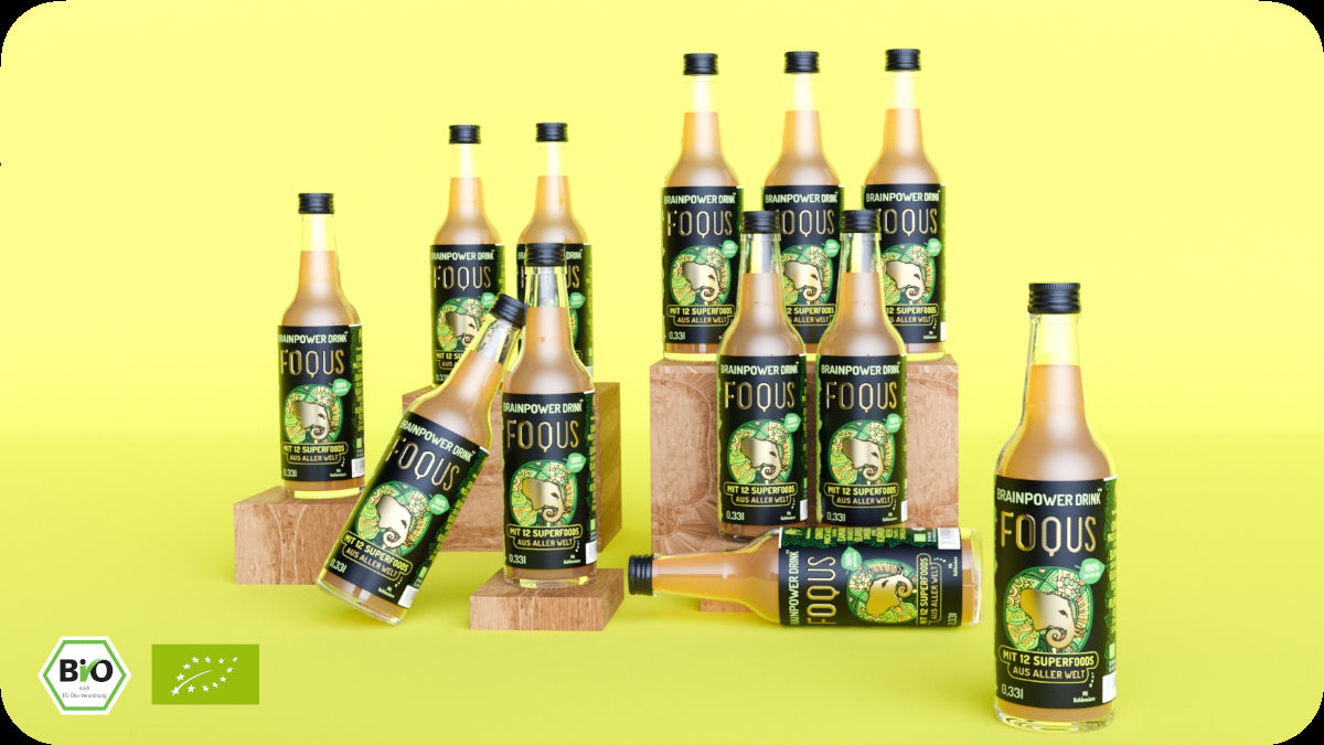 FOQUS - Brainpower Drink 12 x 330 ml